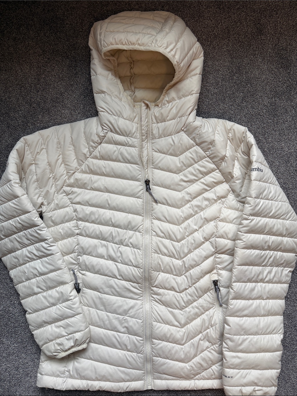Columbia Women's Cream Quilted Packable Puffer Jacket